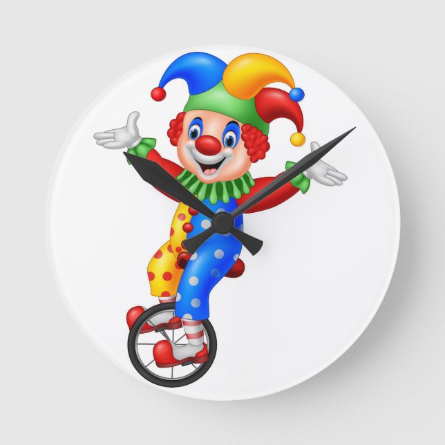 clown wall clock (Front)