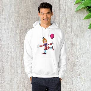 Clown With A Balloon Mens Hoodie