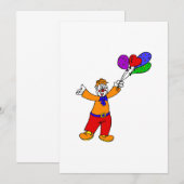 Clown with balloons (Front/Back)