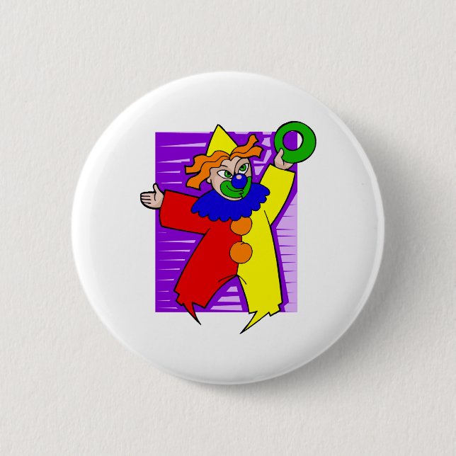 Clown with giant ring button (Front)