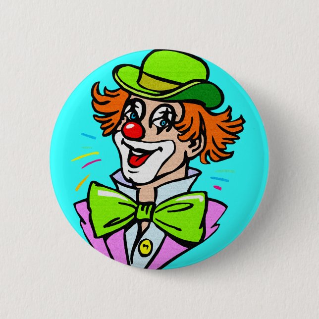 CLOWN WITH HAT  BUTTON (Front)