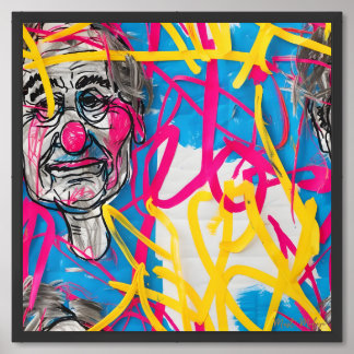 Clown World Framed Art