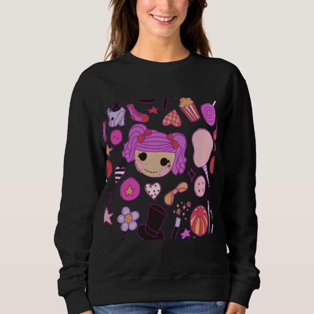 clowncore circus doll sweatshirt (Front)