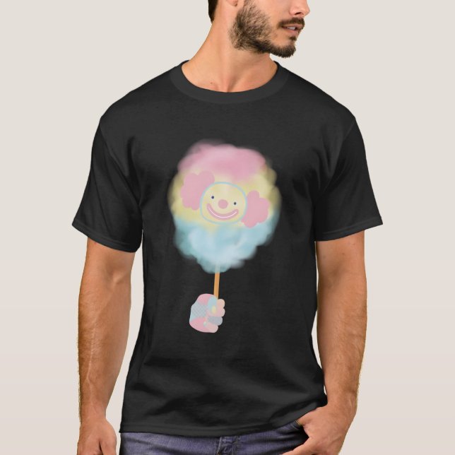 Clowncore Clown Cotton Candy T-Shirt (Front)