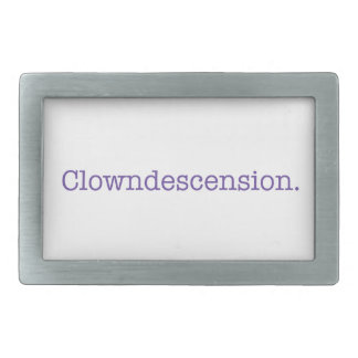 Clowndescension. Rectangular Belt Buckle