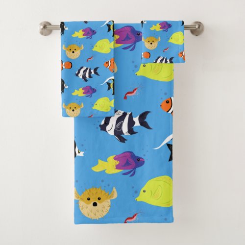 Clownfish and Friends Bath Towel Set
