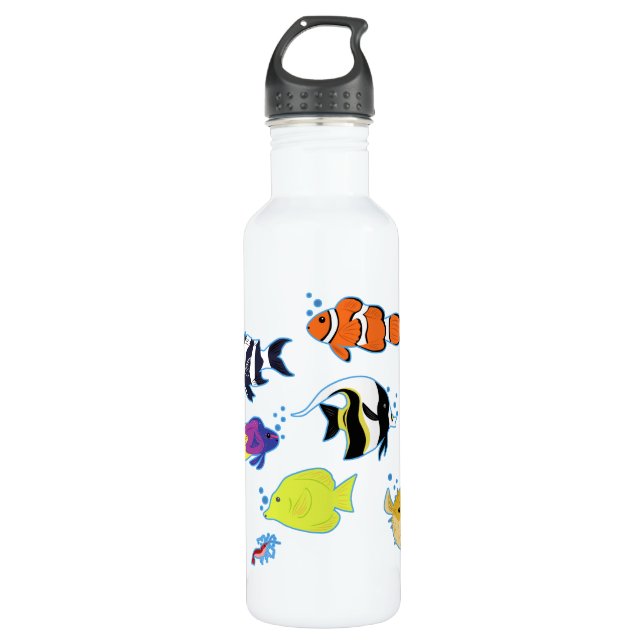 Clownfish and Friends Water Bottle (Front)