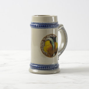 Clownfish - Close-Up! Round Photographic Design    Beer Stein