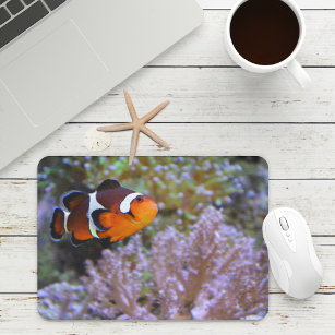 Colorful Tropical Fish Underwater Pattern Desk Mat, Zazzle