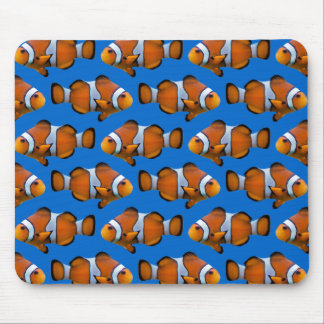 Clownfish Frenzy Mousemat (Blue) Mouse Pad