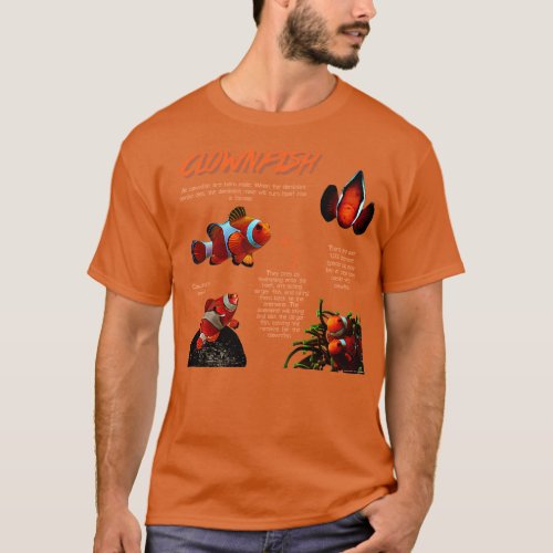 Clownfish Fun Facts T_Shirt