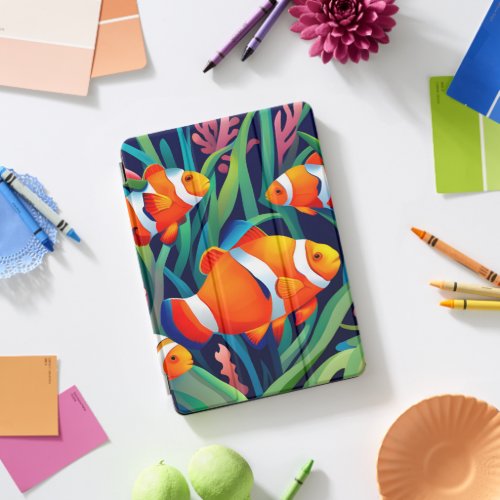 Clownfish In Seaweed iPad Pro Cover
