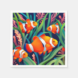 Clownfish In Seaweed Napkins