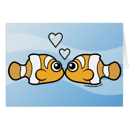 Clownfish Love Cards (Front Horizontal)
