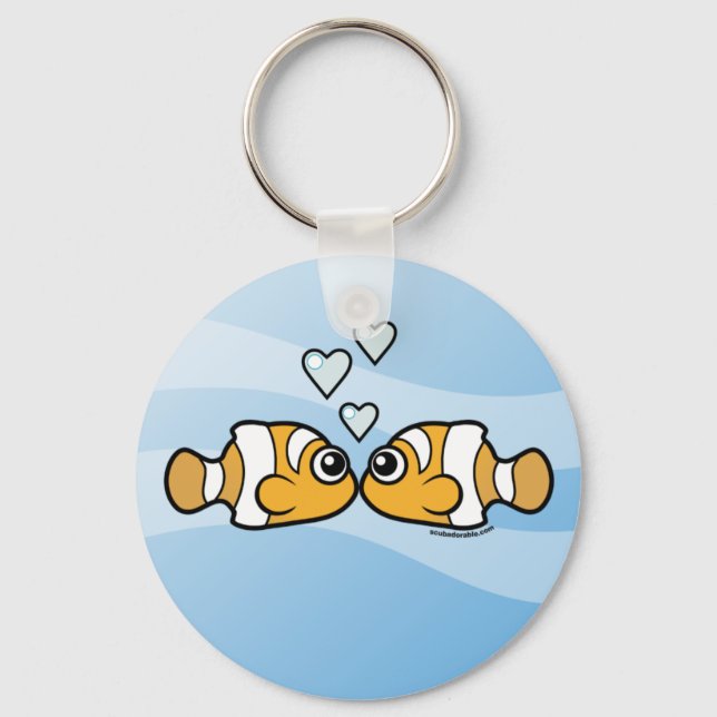 Clownfish Love Keychain (Front)