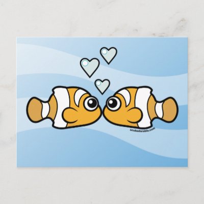 Clownfish Love Postcard