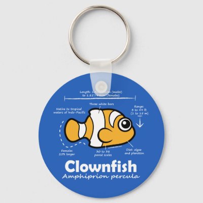 Clownfish Statistics Keychain