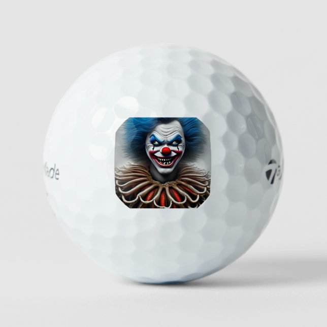 Clowning Around Taylor Made TP5 Golf Balls (Front)
