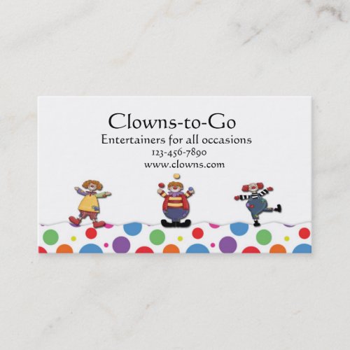 Clowns Business Card