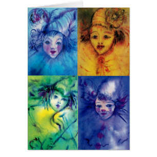 CLOWNS COLLECTION / Venetian Masquearde Ball Cards