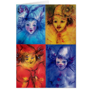 CLOWNS COLLECTION / Venetian Masquearde Ball Cards