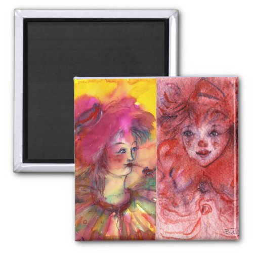 CLOWNS COLLECTION  Venetian Masquearde Ball Magnet