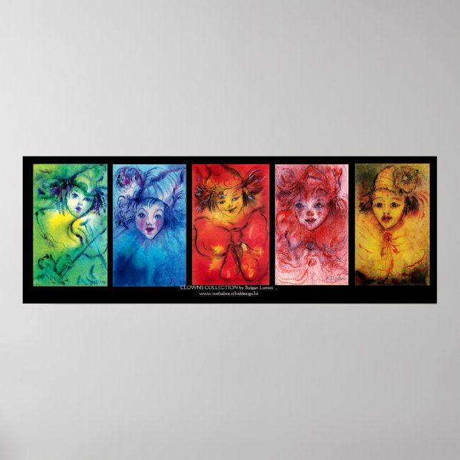 CLOWNS COLLECTION / Venetian Masquearde Ball Poster (Front)