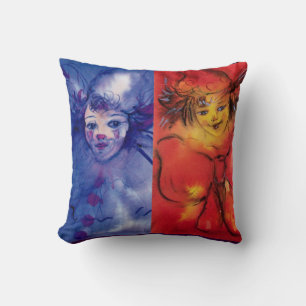 CLOWNS COLLECTION / Venetian Masquearde Ball Throw Pillow