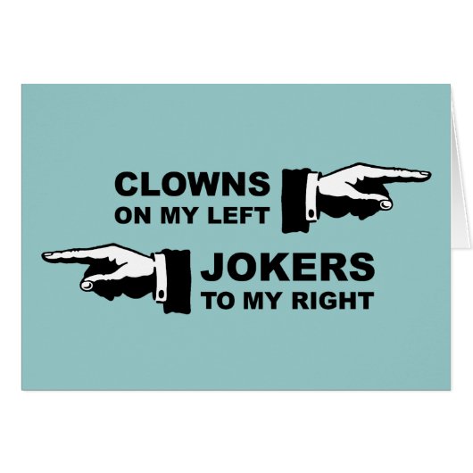 Clowns & Jokers Cards (Front Horizontal)