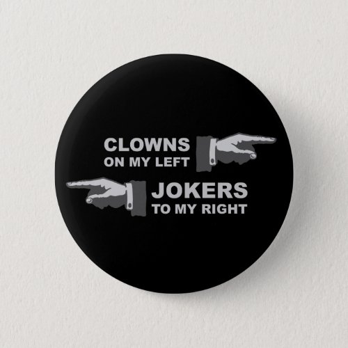 Clowns  Jokers Humor Button