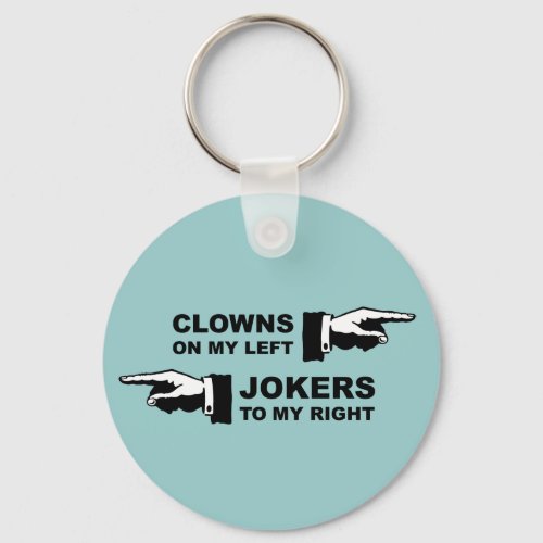 Clowns  Jokers Keychain