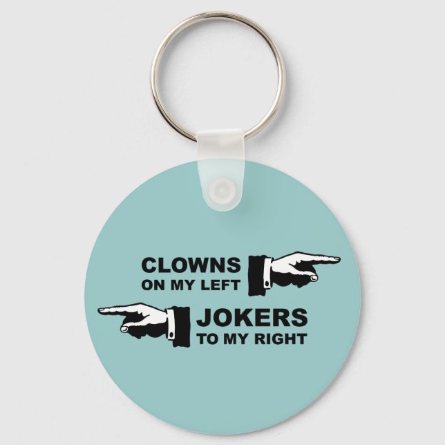 Clowns & Jokers Keychain (Front)