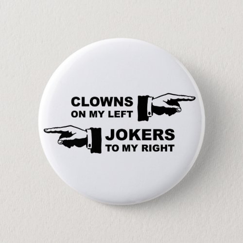 Clowns  Jokers Pinback Button