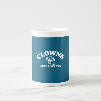 Clowns Need Love Too Bone China Mug