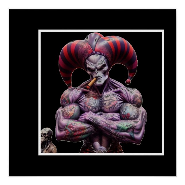Clowns of a Different Nature by Chuck Vest Poster (Front)