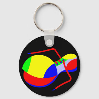 Clown's Shoe Keychain