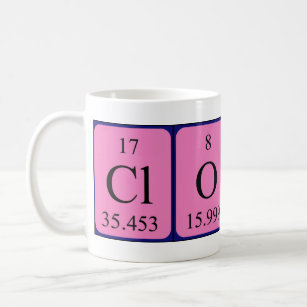 Cloyd periodic table name mug