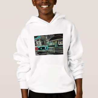 CLRV Neon at stn Kids Pullover Hoodie