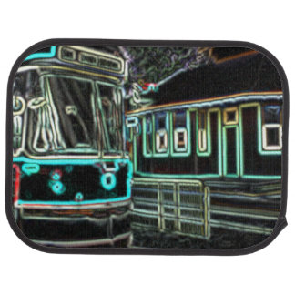 CLRV Neon at stn Set of Rear Car Mats