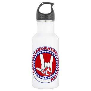 CLT CLINICAL LAB TECH ASL iLOVE LOGO Stainless Steel Water Bottle