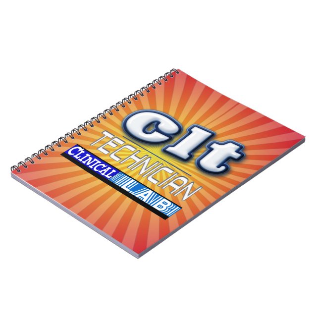 CLT LOGO - CLINICAL LABORATORY  TECHNICIAN NOTEBOOK (Left Side)