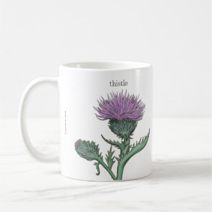 cluaran/ thistle (Scottish Gaelic translation) Coffee Mug