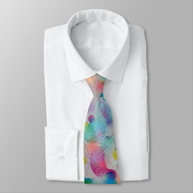 Club 80's neck tie (Tied)