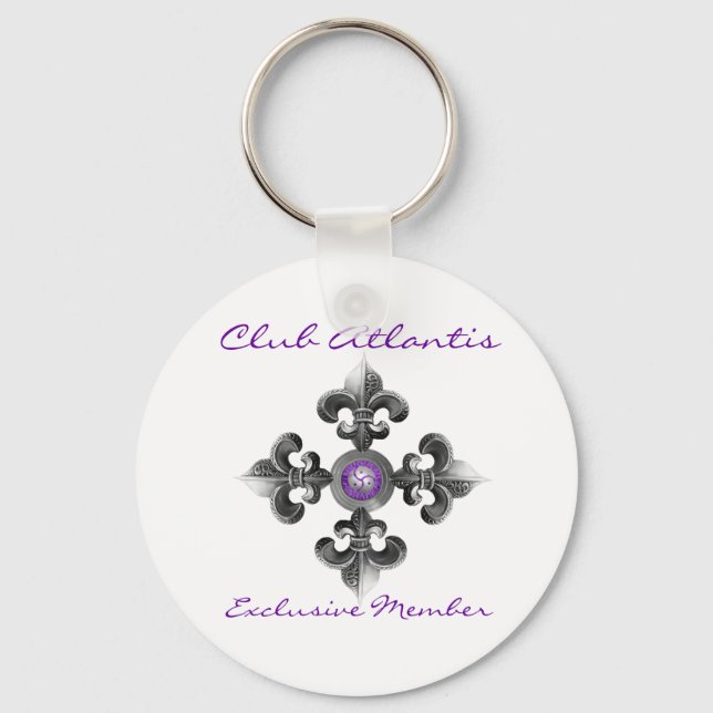 Club Atlantis Exclusive Member Keychain (Front)