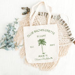 Club Bachelorette Palm Beach Destination Wedding Tote Bag<br><div class="desc">Club Bachelorette Palm Beach Destination Wedding Tote Bag</div>