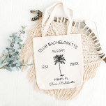 Club Bachelorette Palm Beach Destination Wedding Tote Bag<br><div class="desc">Club Bachelorette Palm Beach Destination Wedding Tote Bag</div>