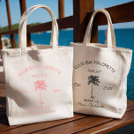 Club Bachelorette Palm Beach Destination Wedding Tote Bag<br><div class="desc">Club Bachelorette Palm Beach Destination Wedding Tote Bag</div>