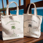 Club Bachelorette Palm Beach Destination Wedding Tote Bag<br><div class="desc">Club Bachelorette Palm Beach Destination Wedding Tote Bag</div>