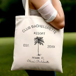 Club Bachelorette Palm Beach Destination Wedding Tote Bag<br><div class="desc">Club Bachelorette Palm Beach Destination Wedding Tote Bag</div>