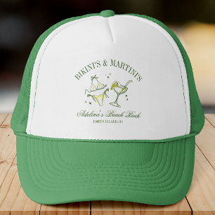 Club Bachelorette Party Favor Beach Bridal Custom Trucker Hat